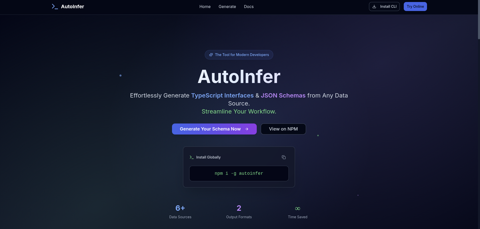 AutoInfer screenshot 1