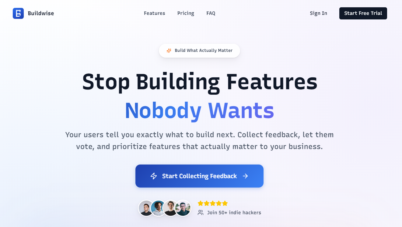 Buildwise screenshot 1