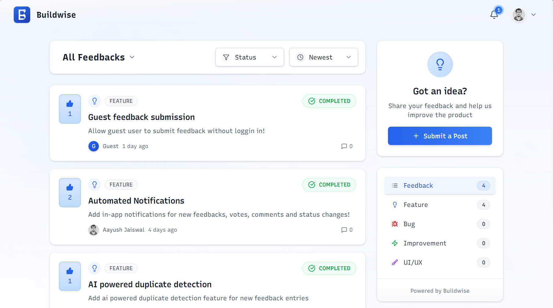 Buildwise screenshot 3