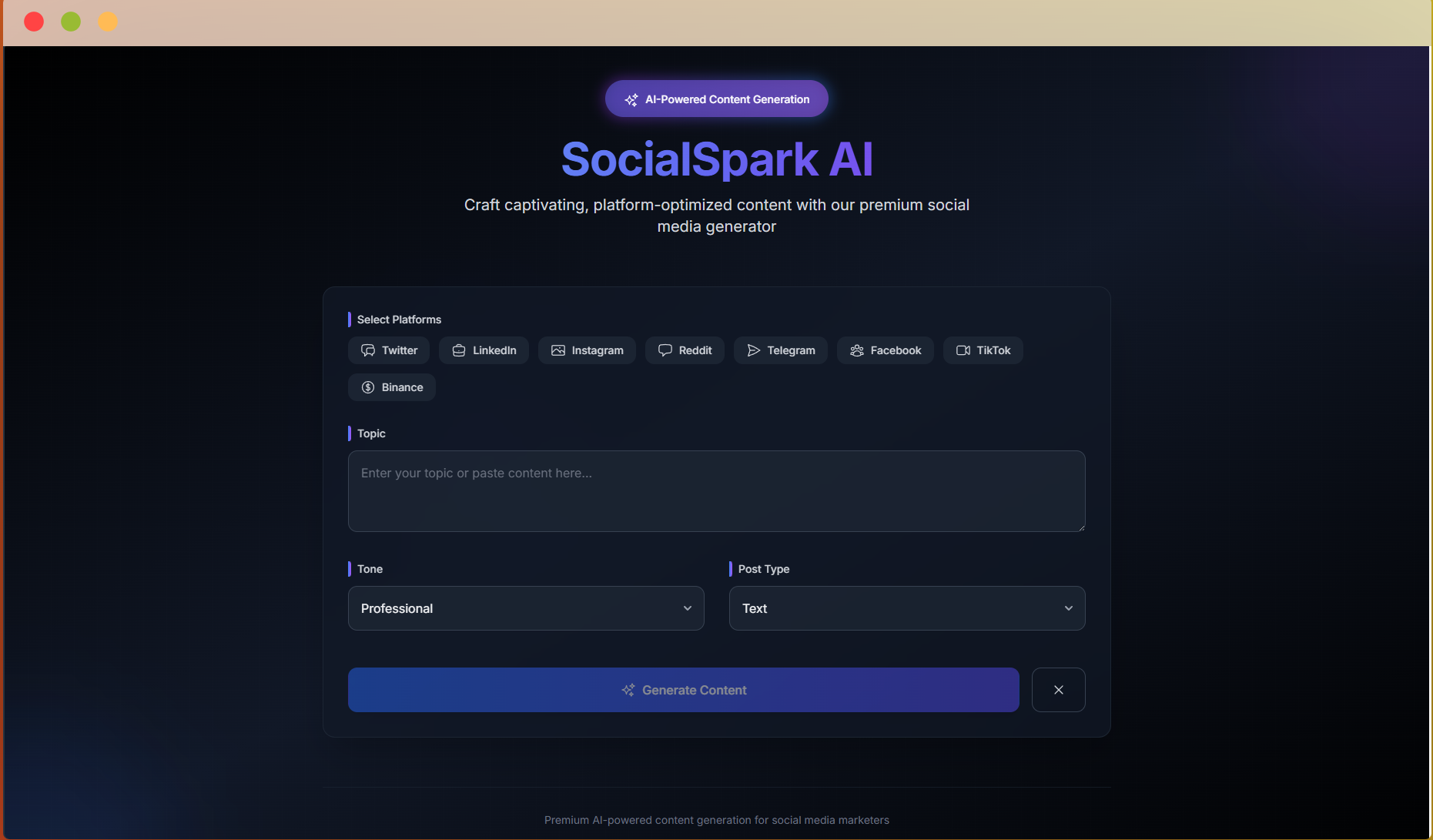 socialspark screenshot 1