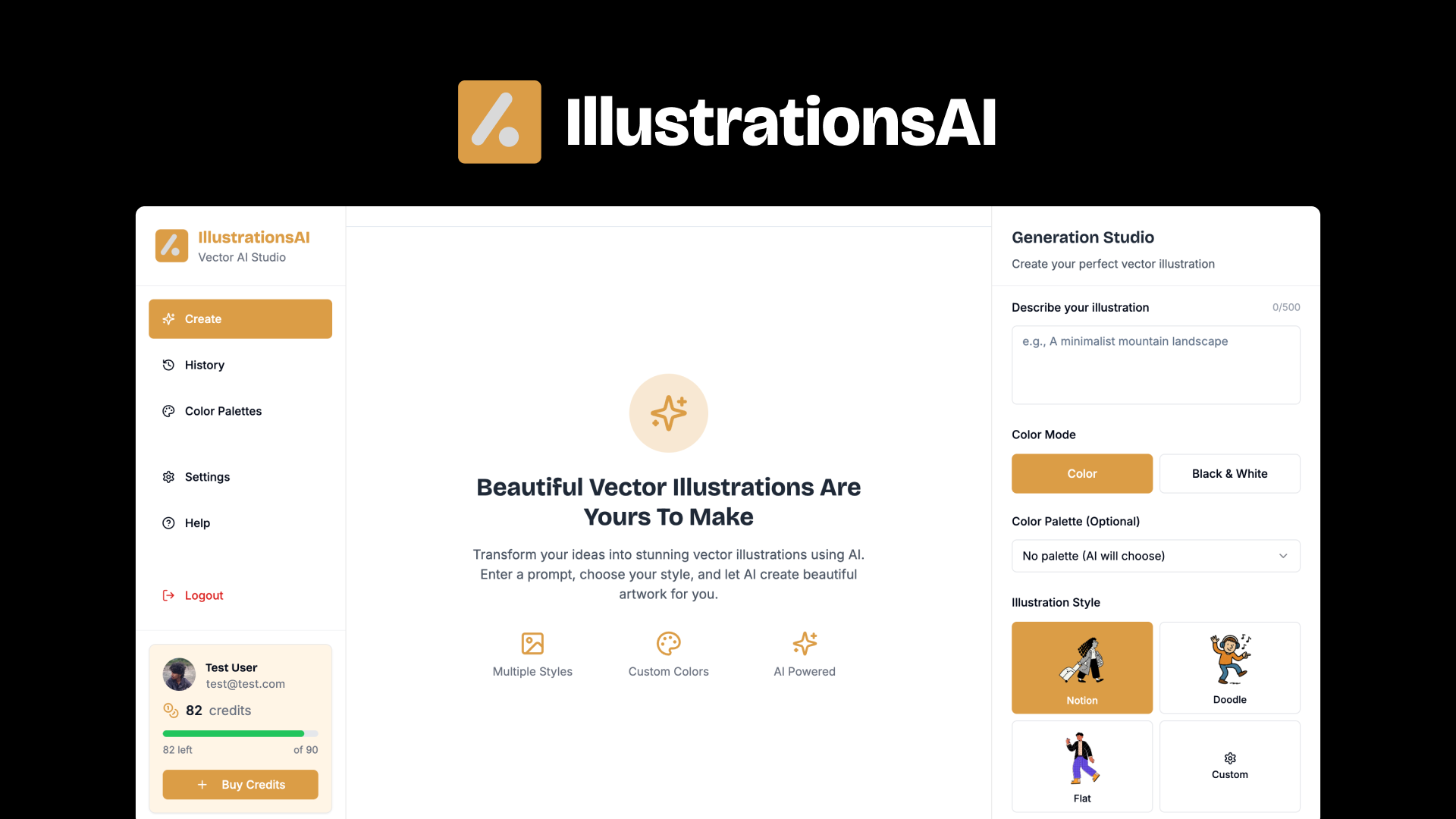 Illustrations AI screenshot 1
