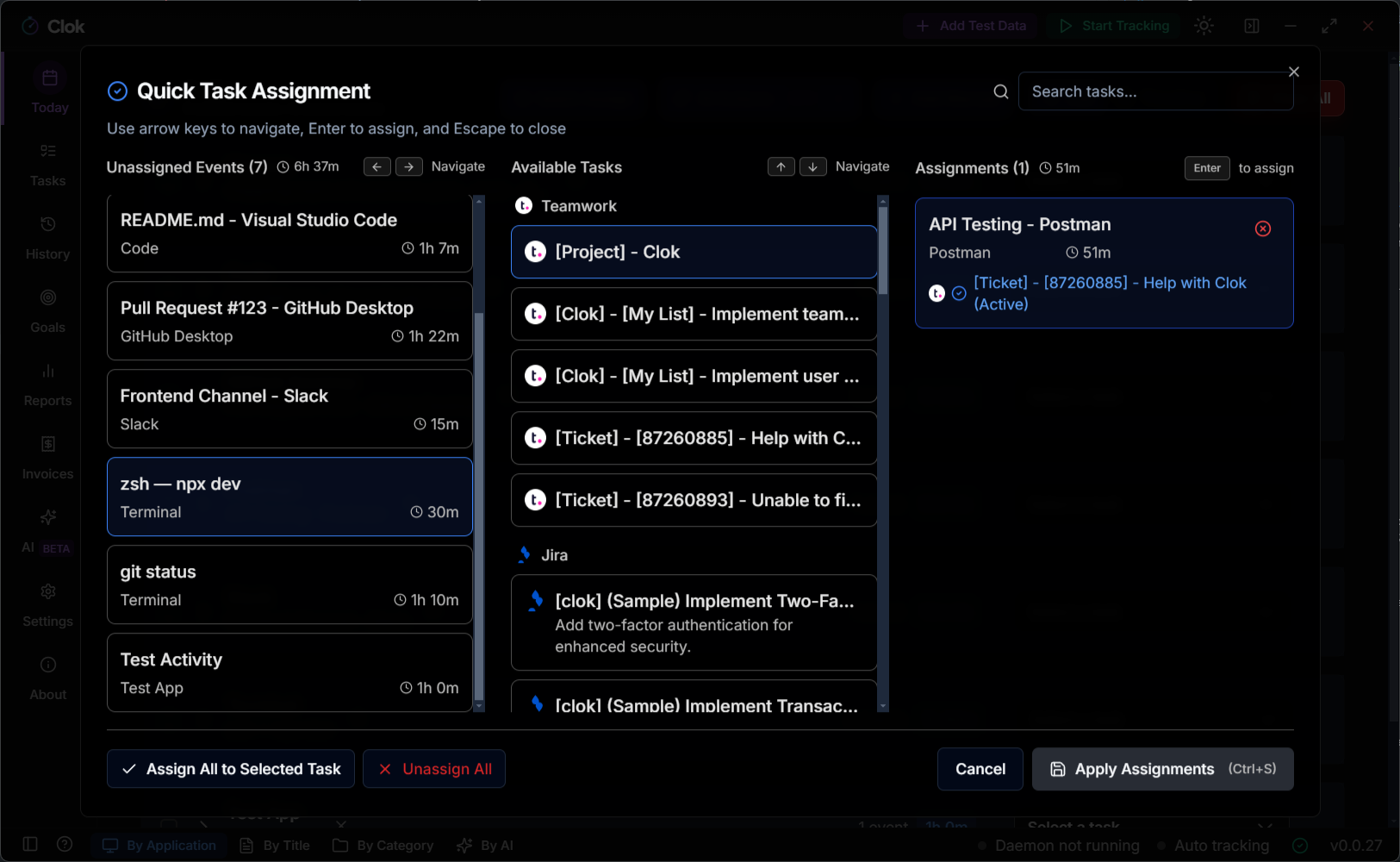 Clok screenshot 1