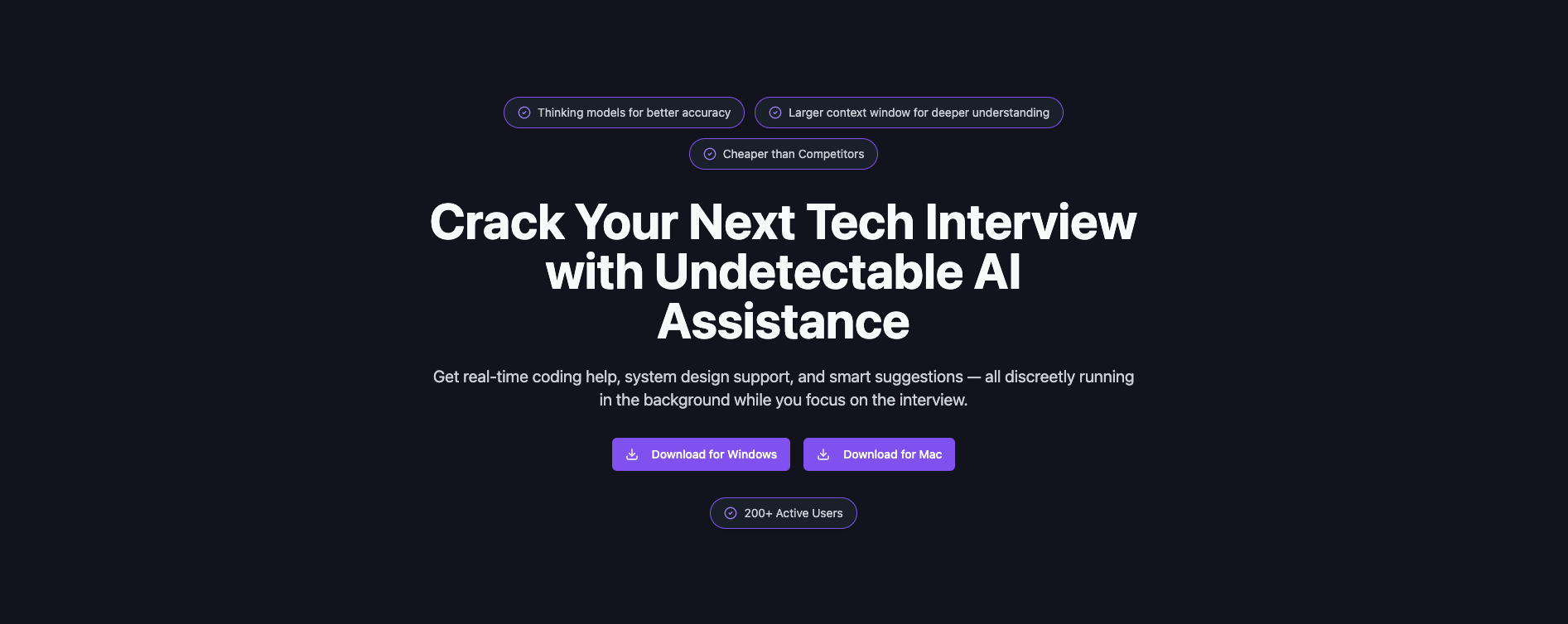 Interviewbot screenshot 1
