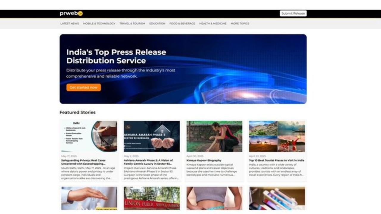 PRWeb screenshot 1