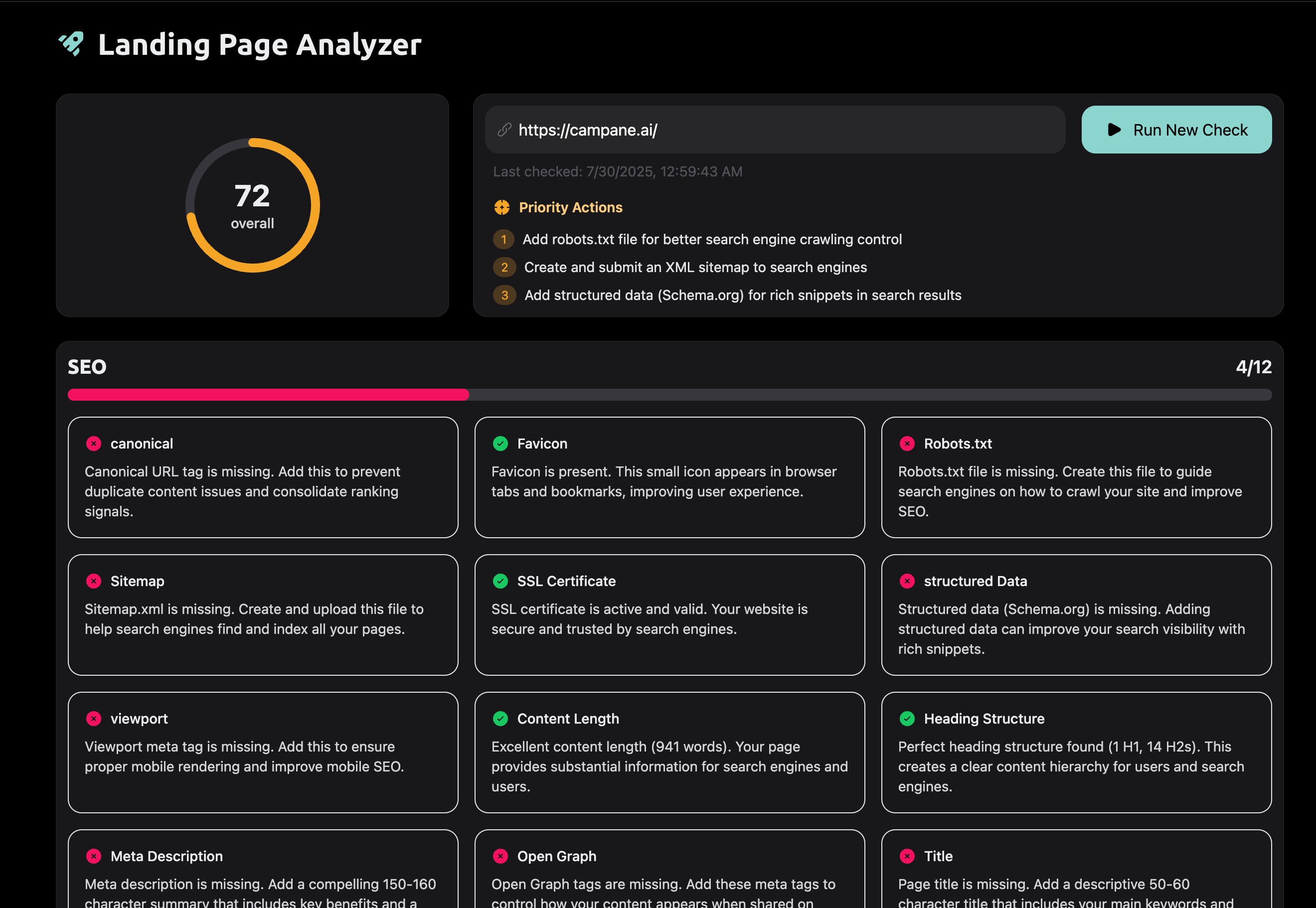 Campane screenshot 2