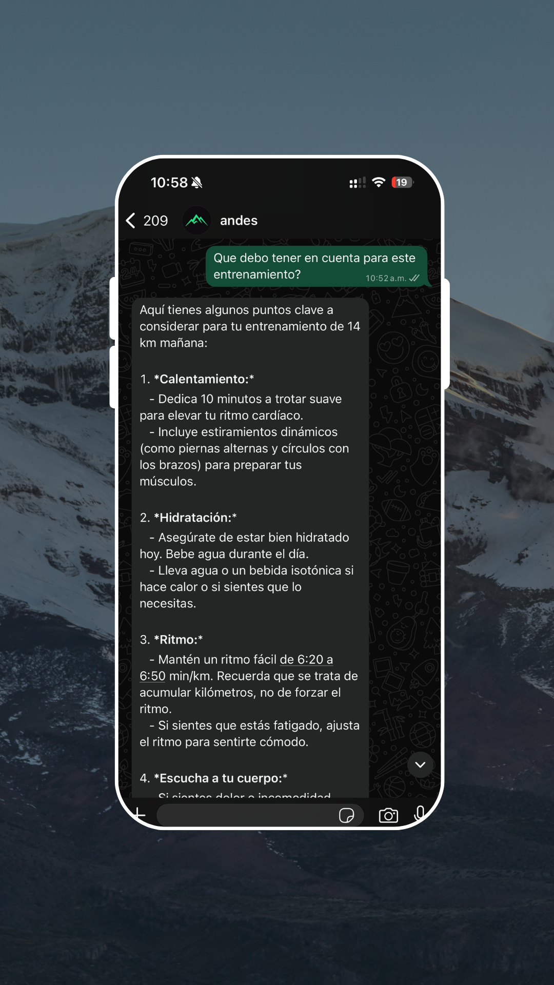 Andes Coach AI screenshot 3