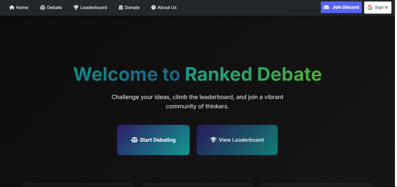 Ranked Debate screenshot 1