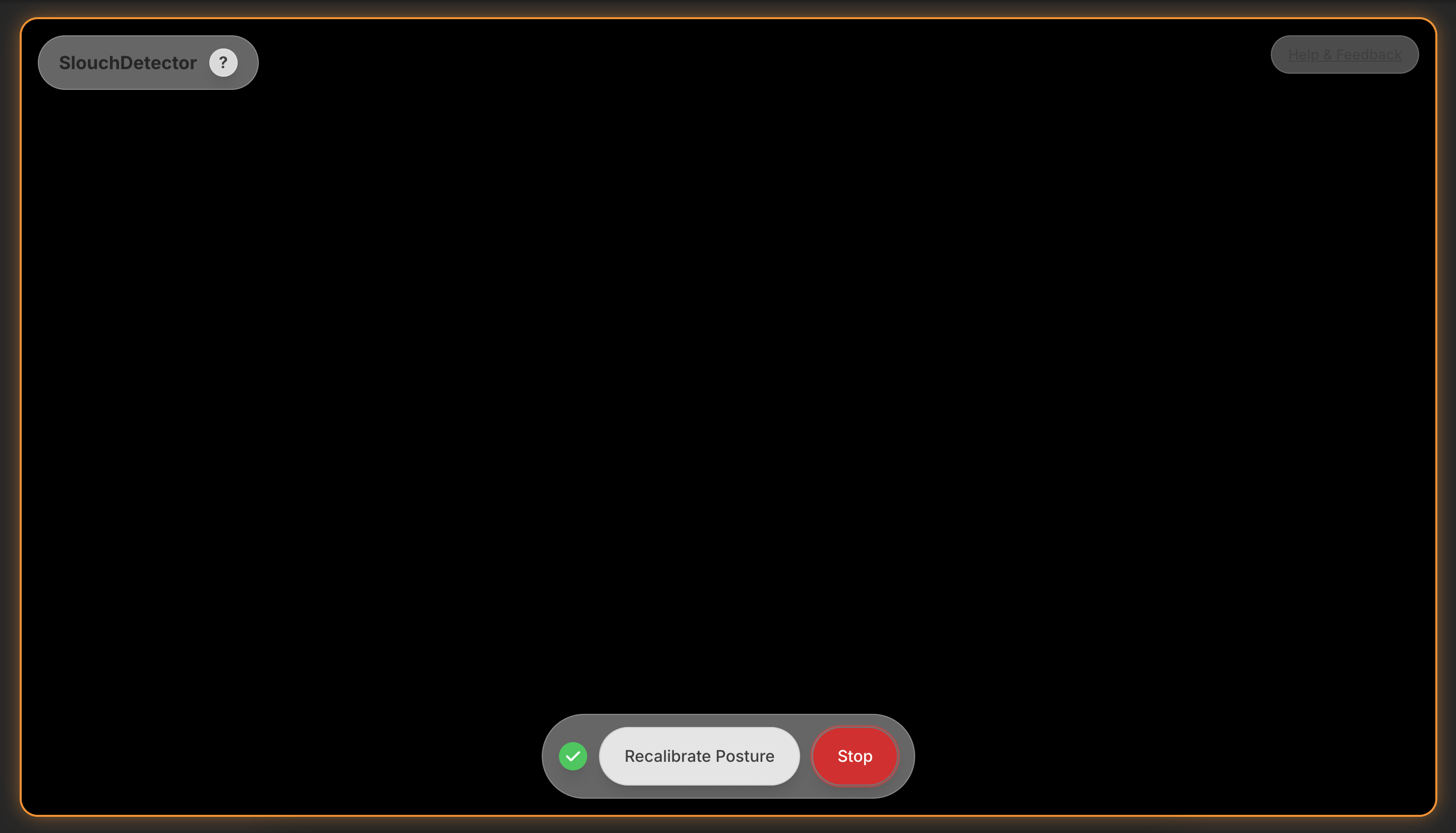 SlouchDetector screenshot 1