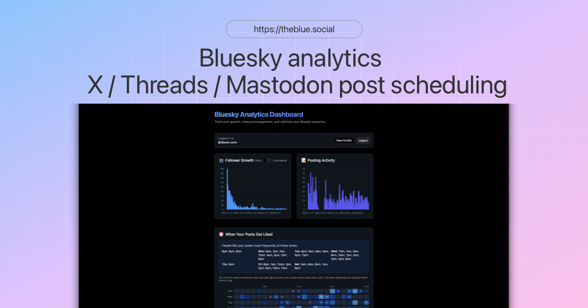 TheBlue.social screenshot 1
