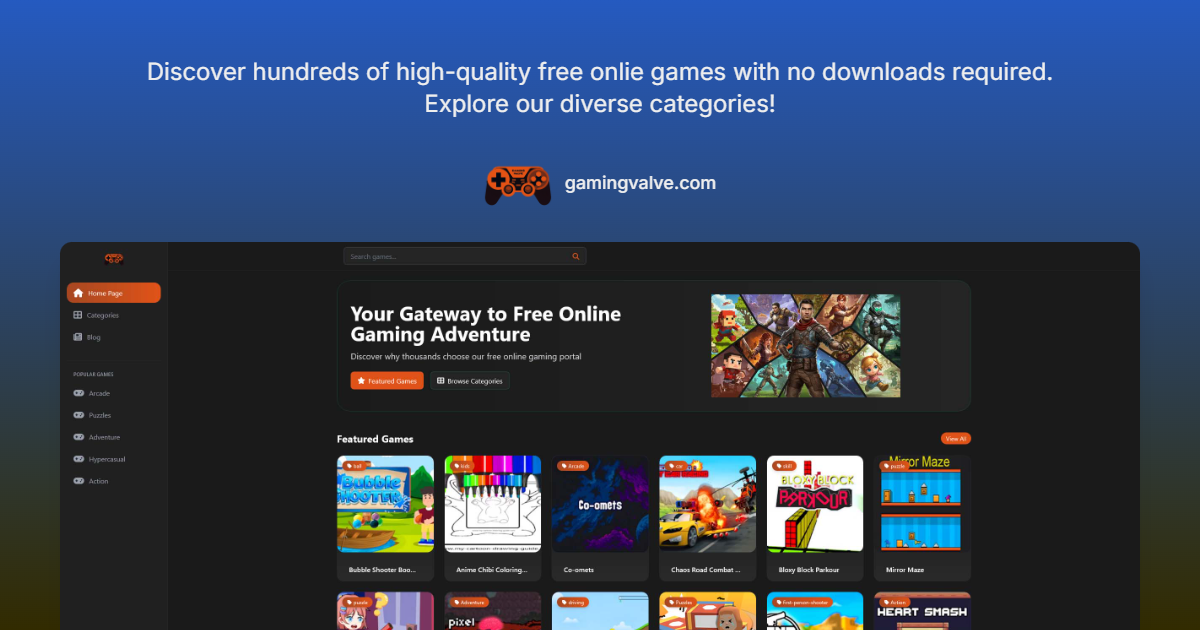 Gaming Valve screenshot 1