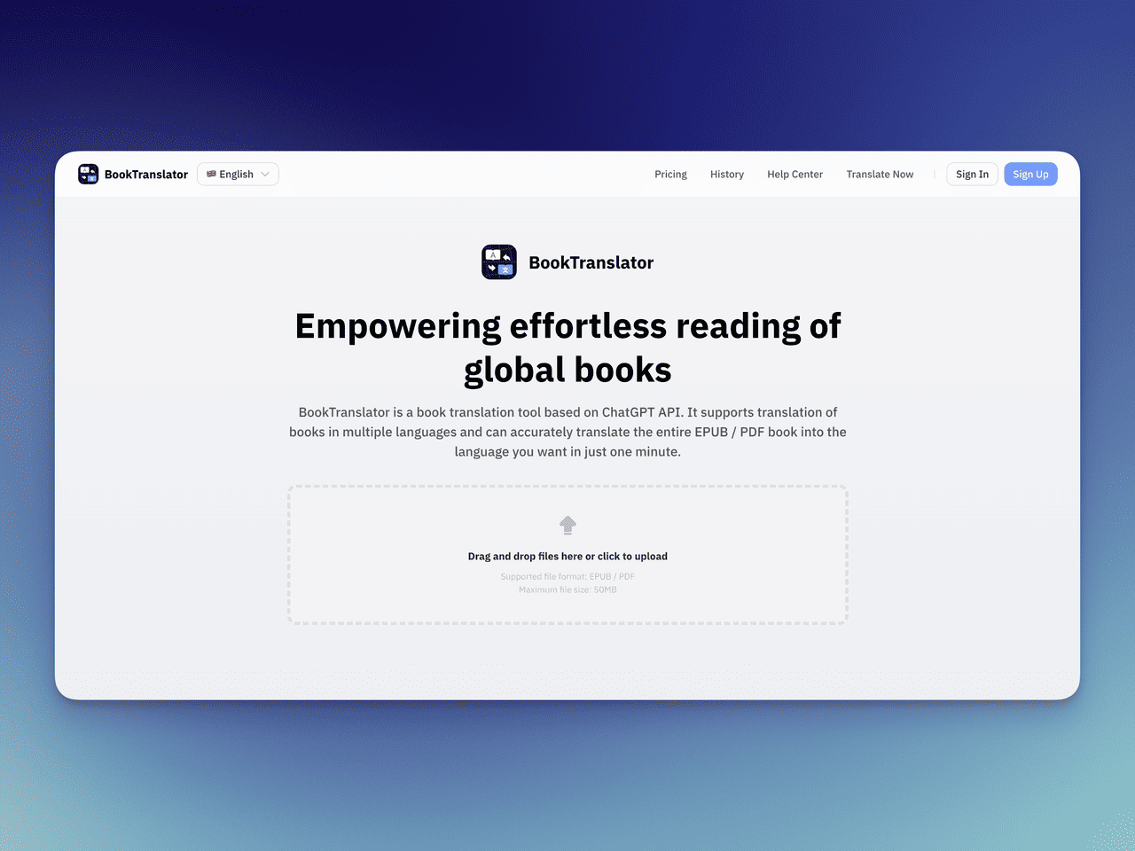 BookTranslator screenshot 1