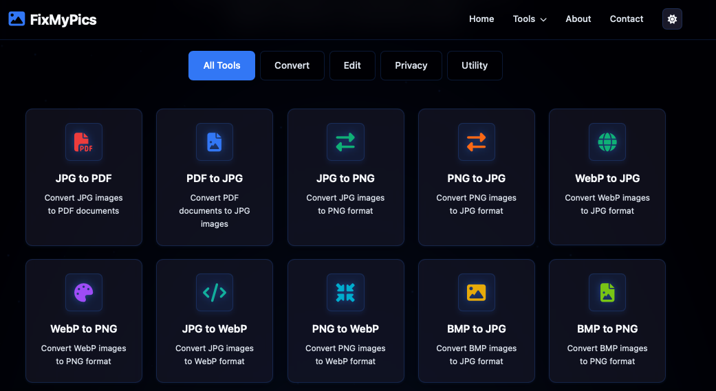 FixMyPics screenshot 2
