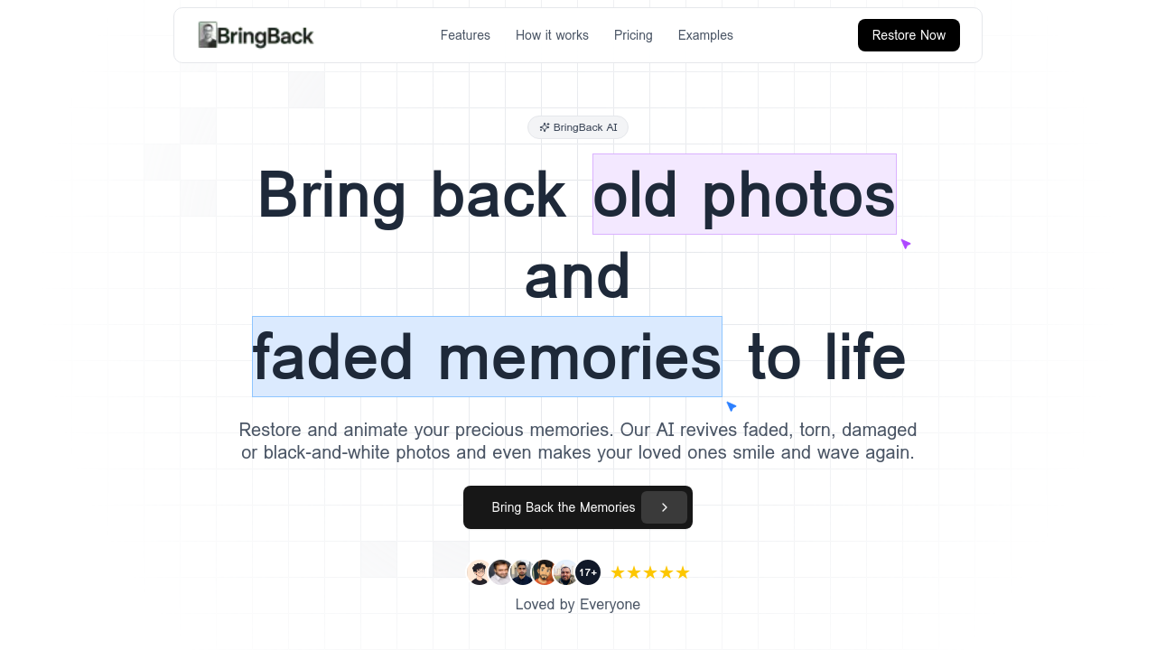 BringBack AI screenshot 1