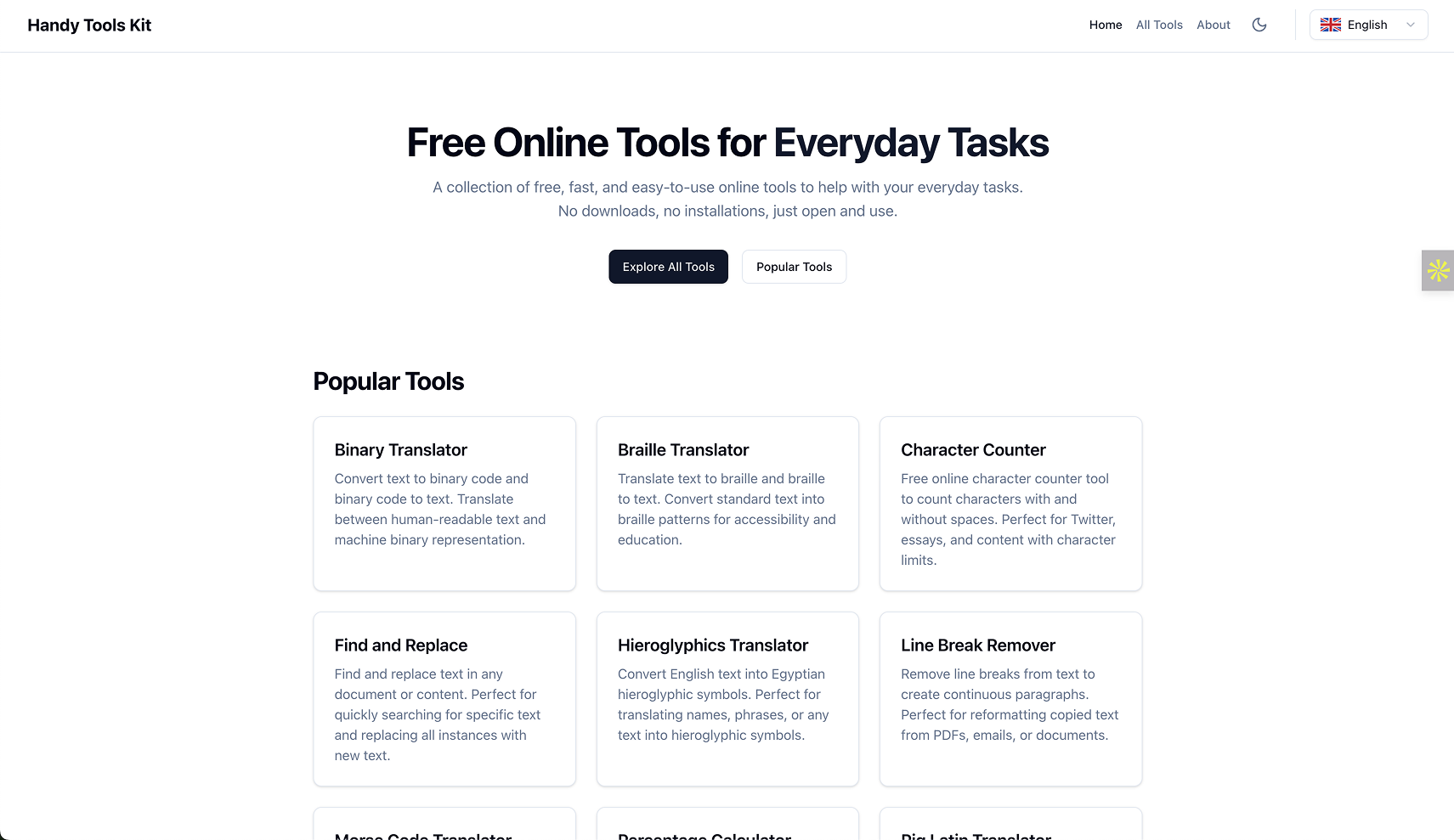 Handy Tools Kit screenshot 1