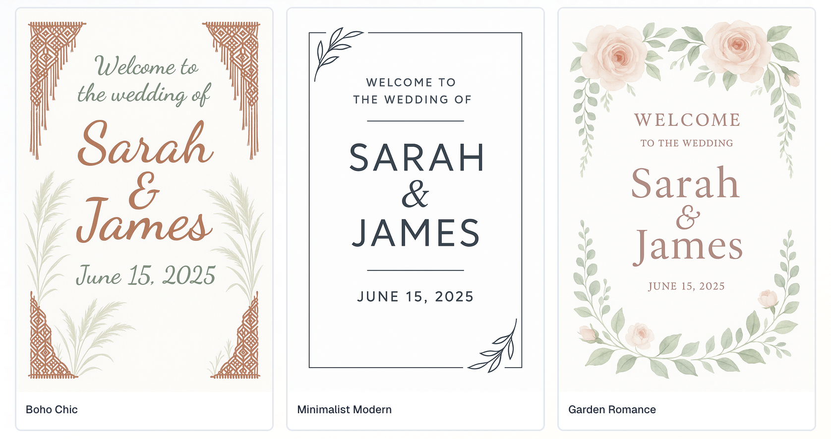 AI Wedding Sign Creator screenshot 2