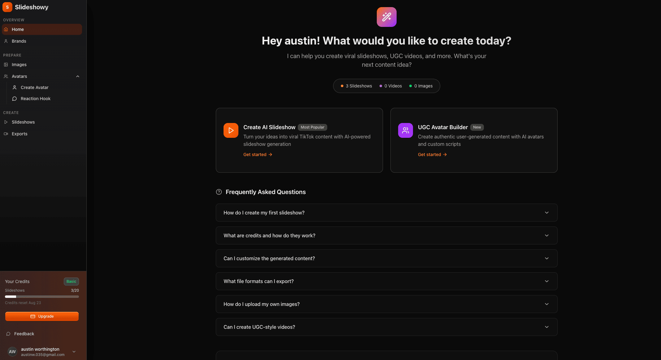 Slideshowy screenshot 2
