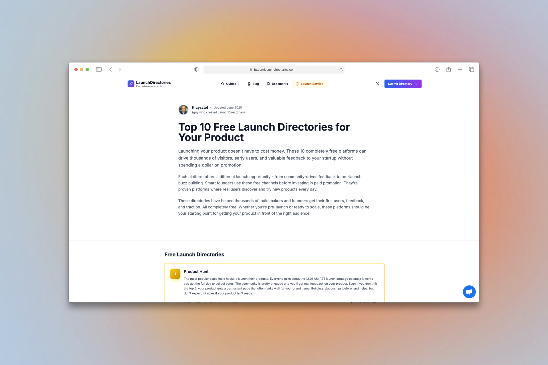 LaunchDirectories screenshot 3