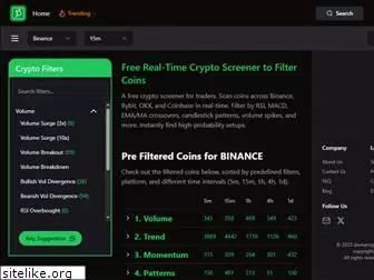 Free Real-Time Crypto Screener screenshot 1