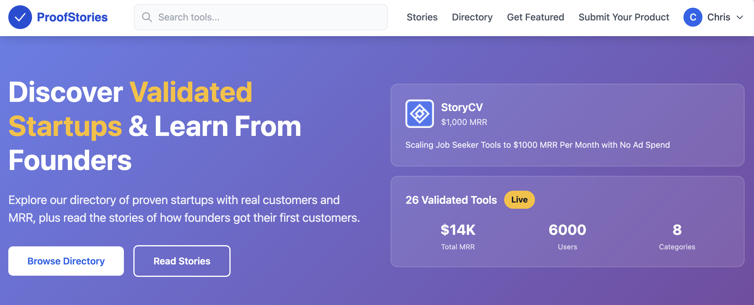 ProofStories screenshot 1