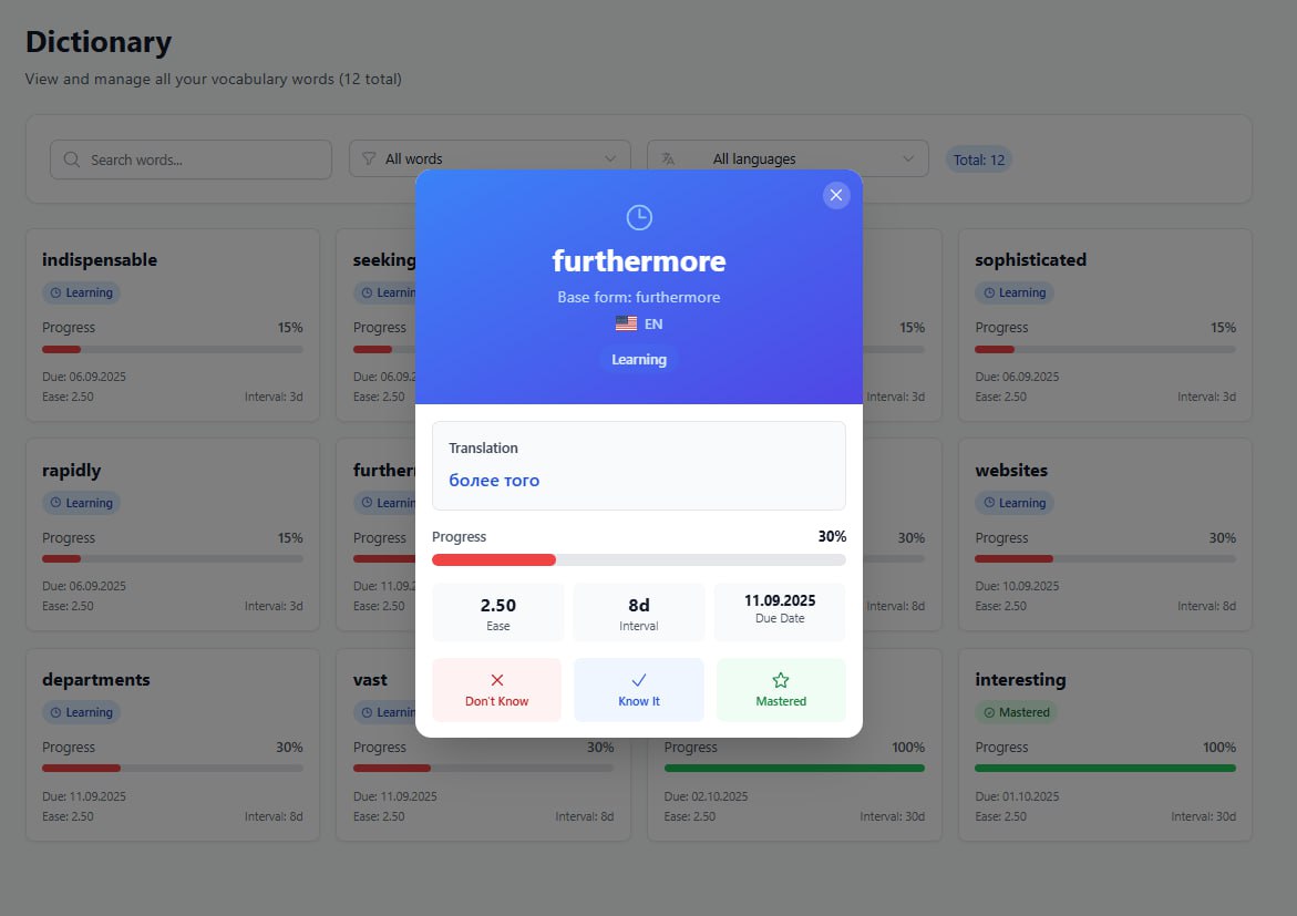 Vocabri screenshot 3