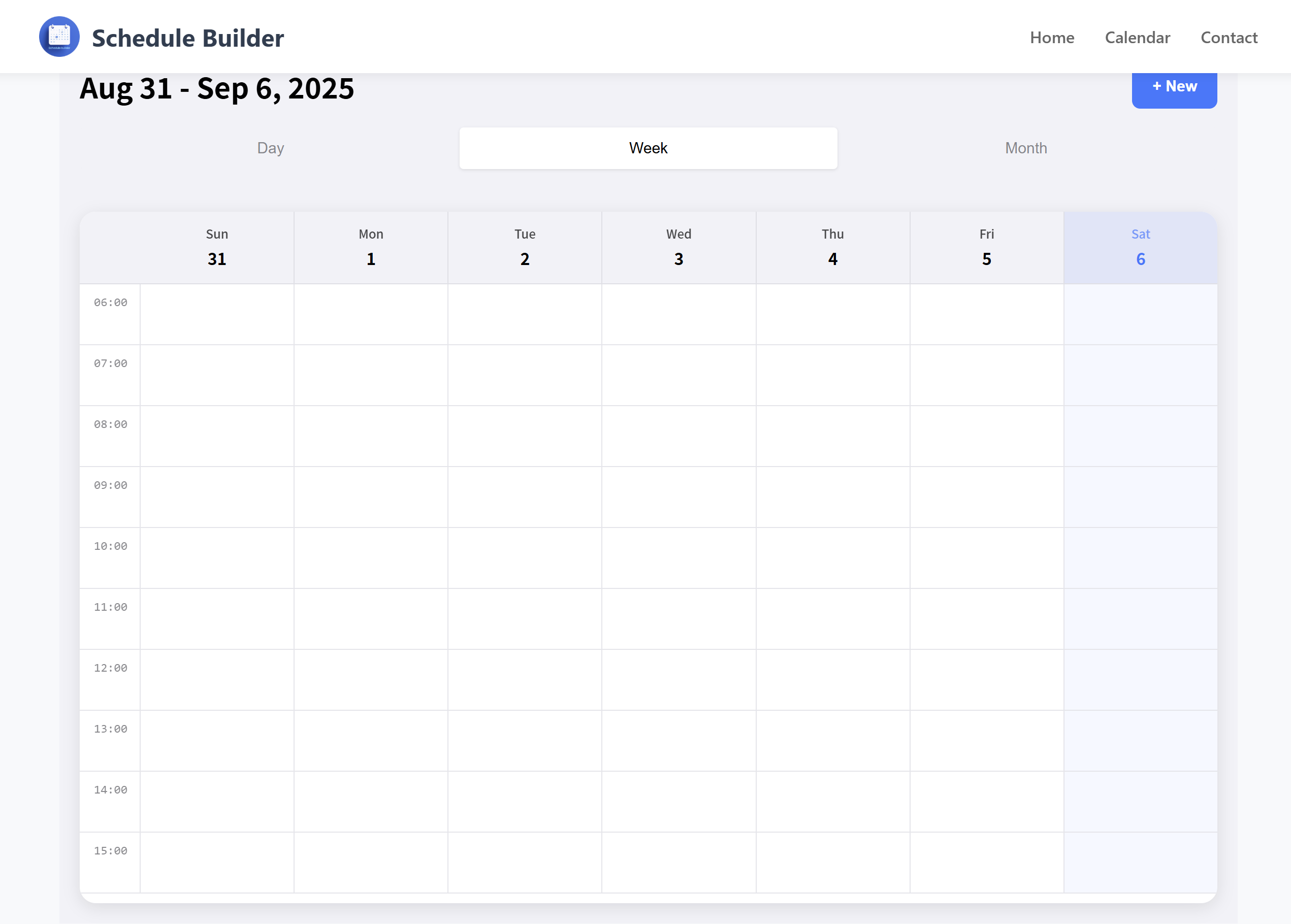 Schedule Builder screenshot 1