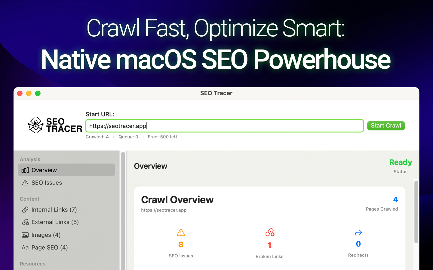 SEO Tracer screenshot 1