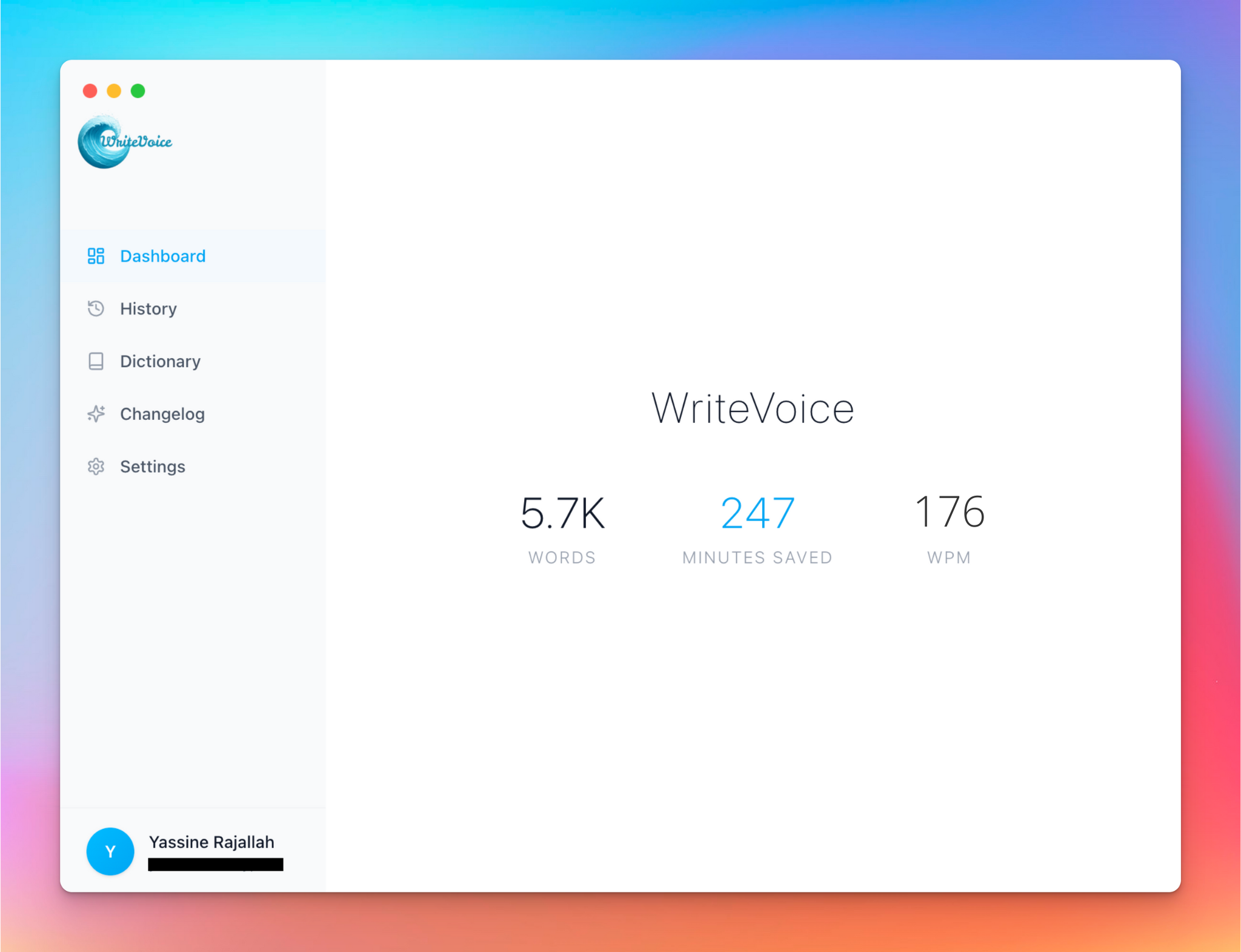 WriteVoice  screenshot 1
