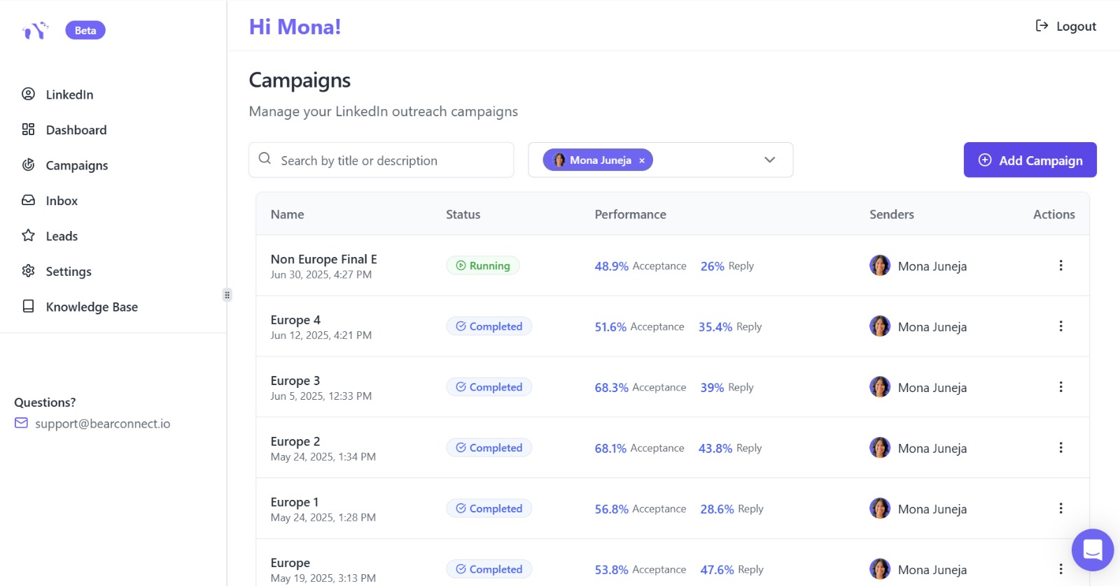 Bearconnect  screenshot 1