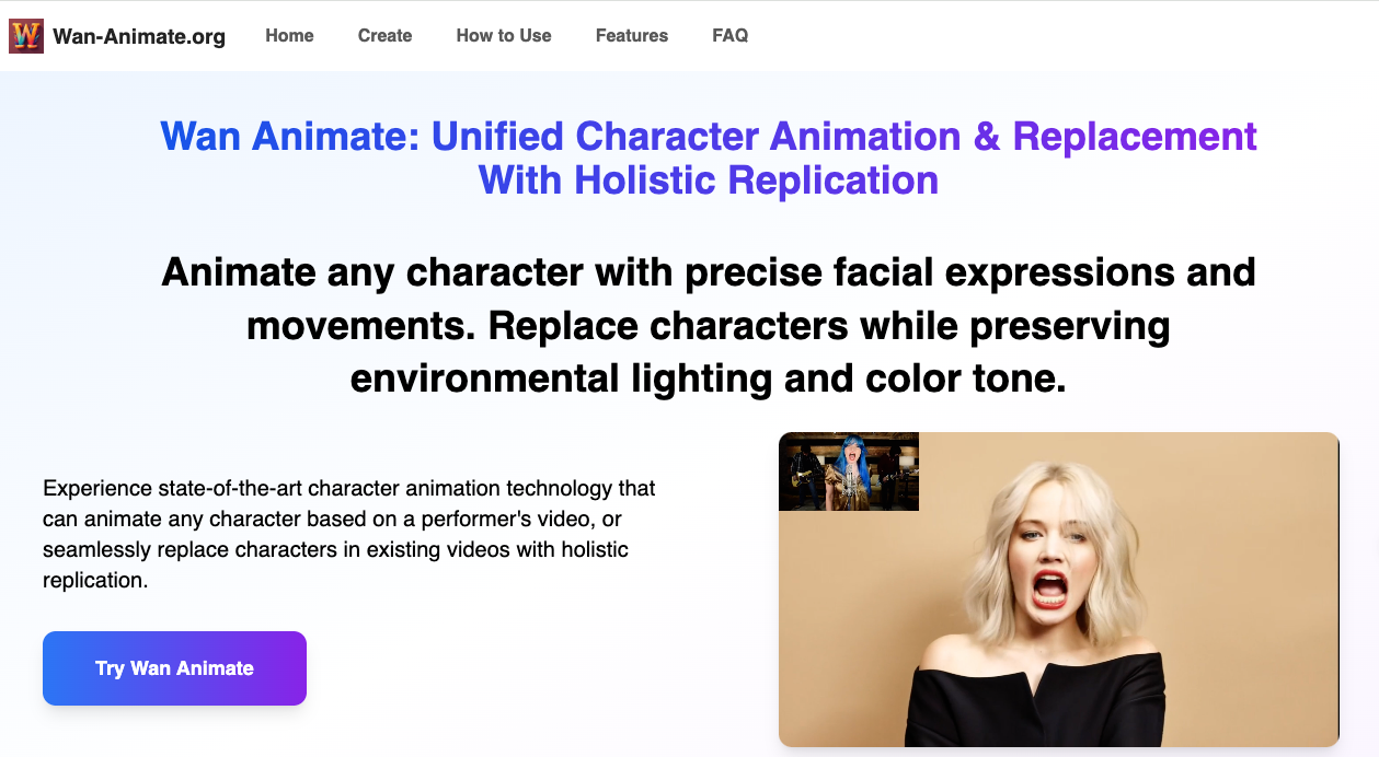 Wan Animate screenshot 1