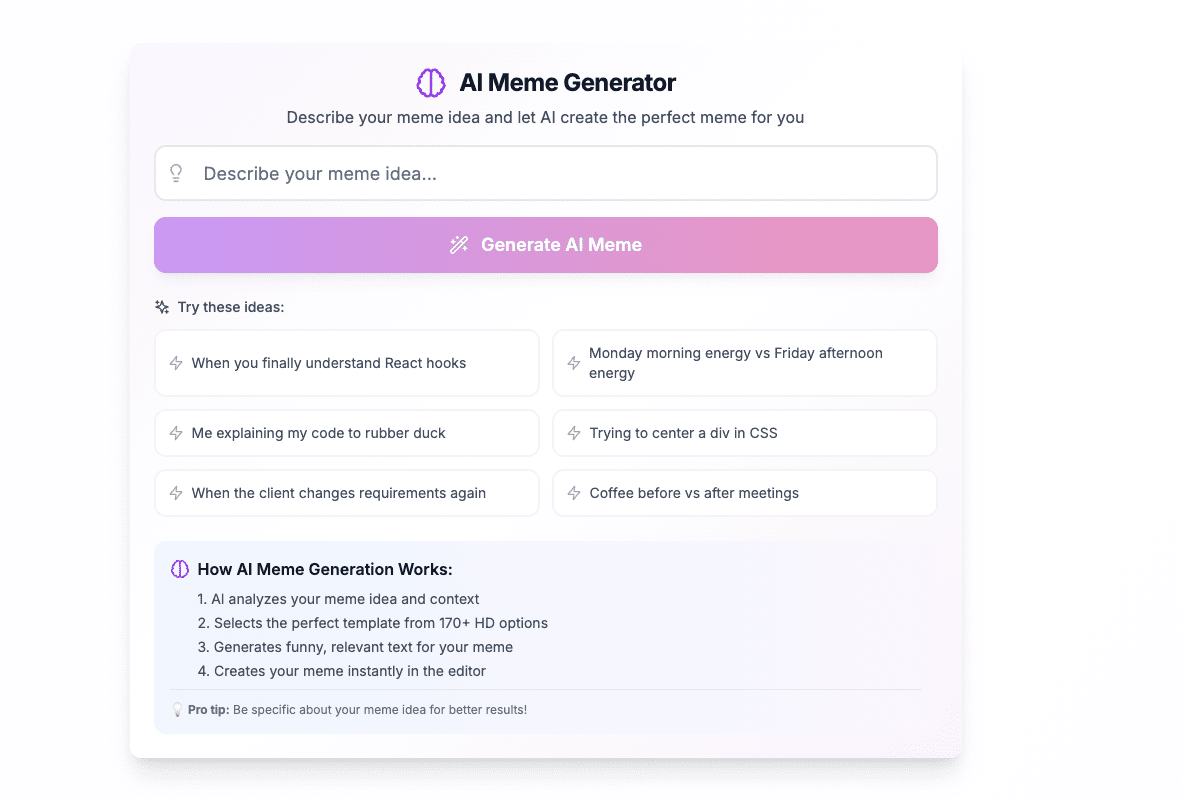 Meme Builder AI screenshot 2