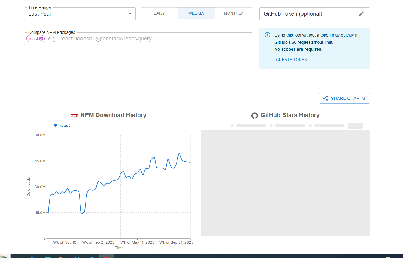 NPMStars screenshot 1