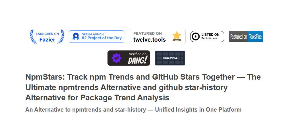 NPMStars screenshot 3
