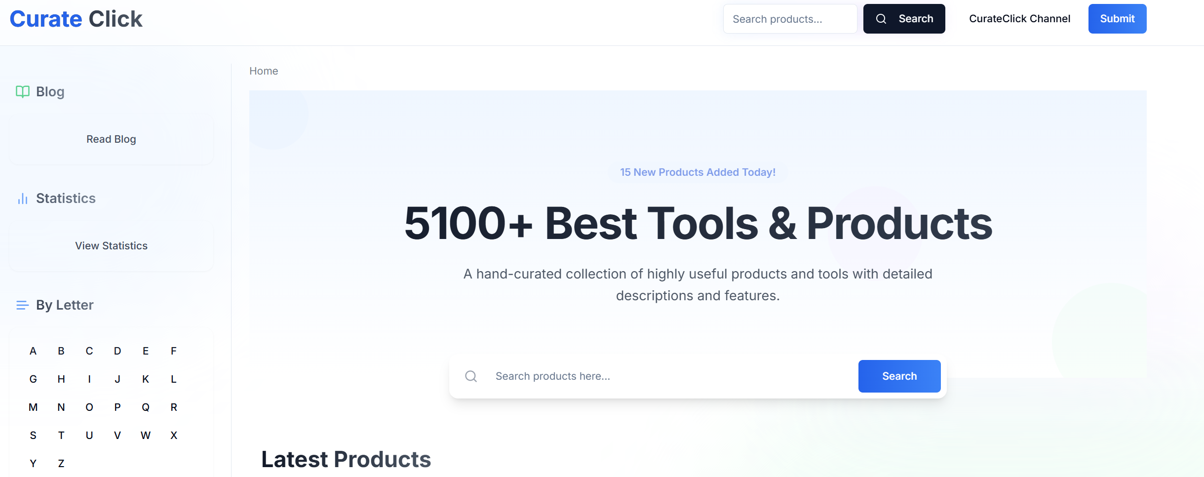 Curate Click screenshot 1