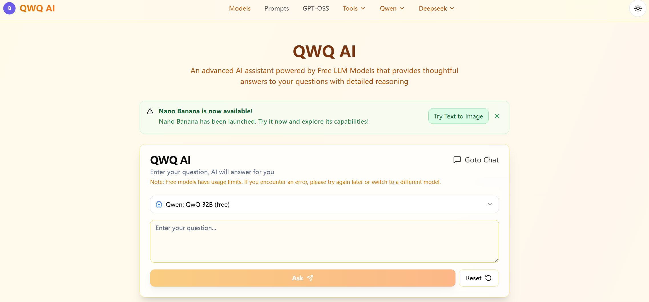 QWQ AI screenshot 1
