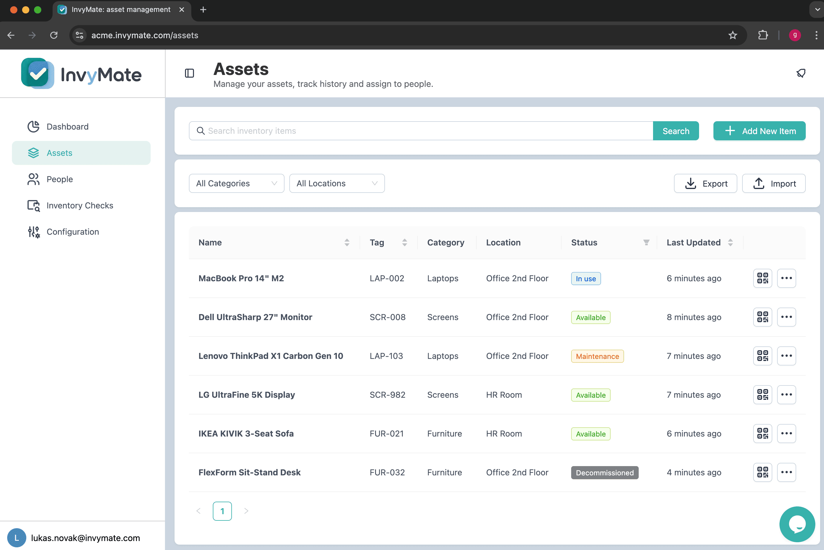 InvyMate screenshot 1