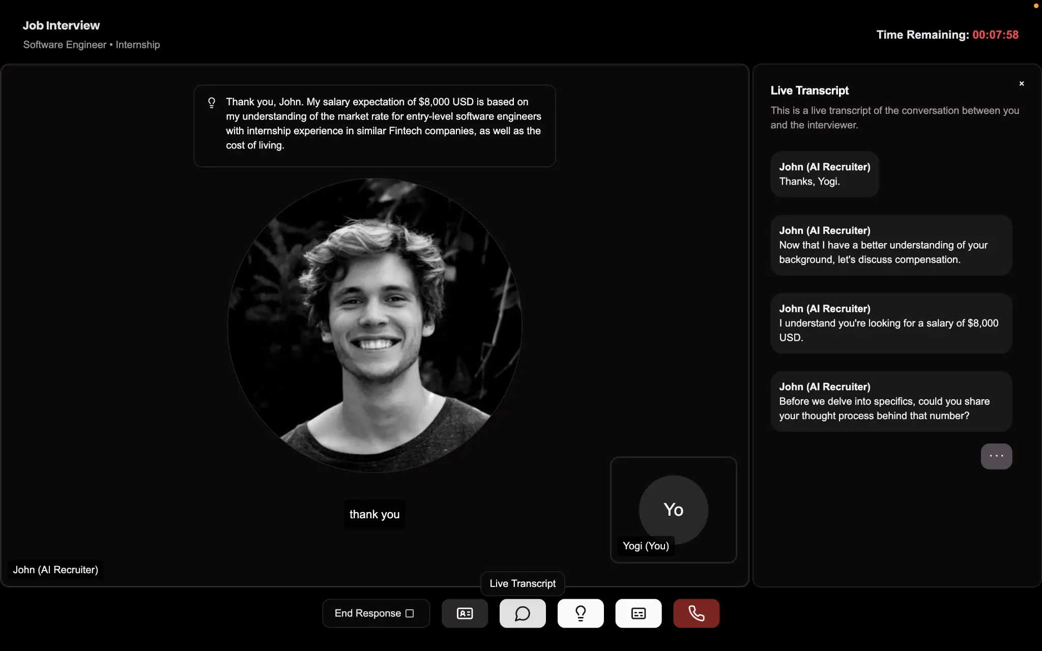 GetMockInterview screenshot 1