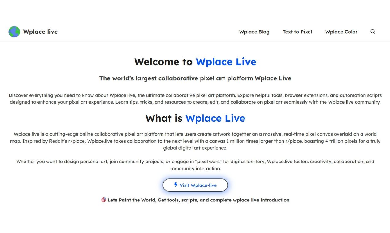 Wplace Live screenshot 2