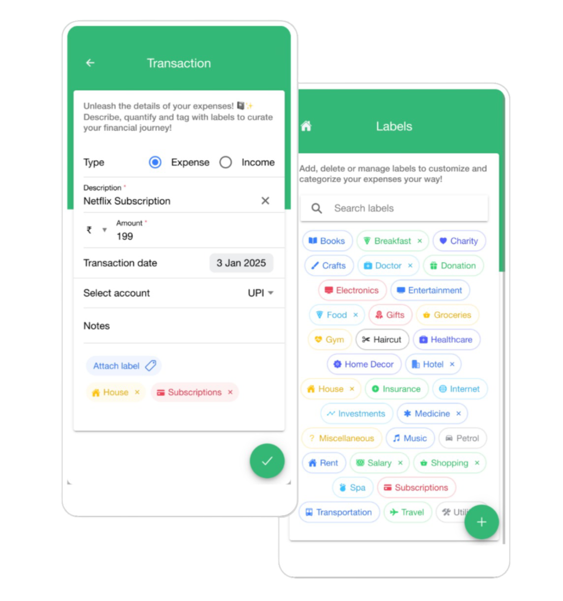 Expenzey screenshot 1