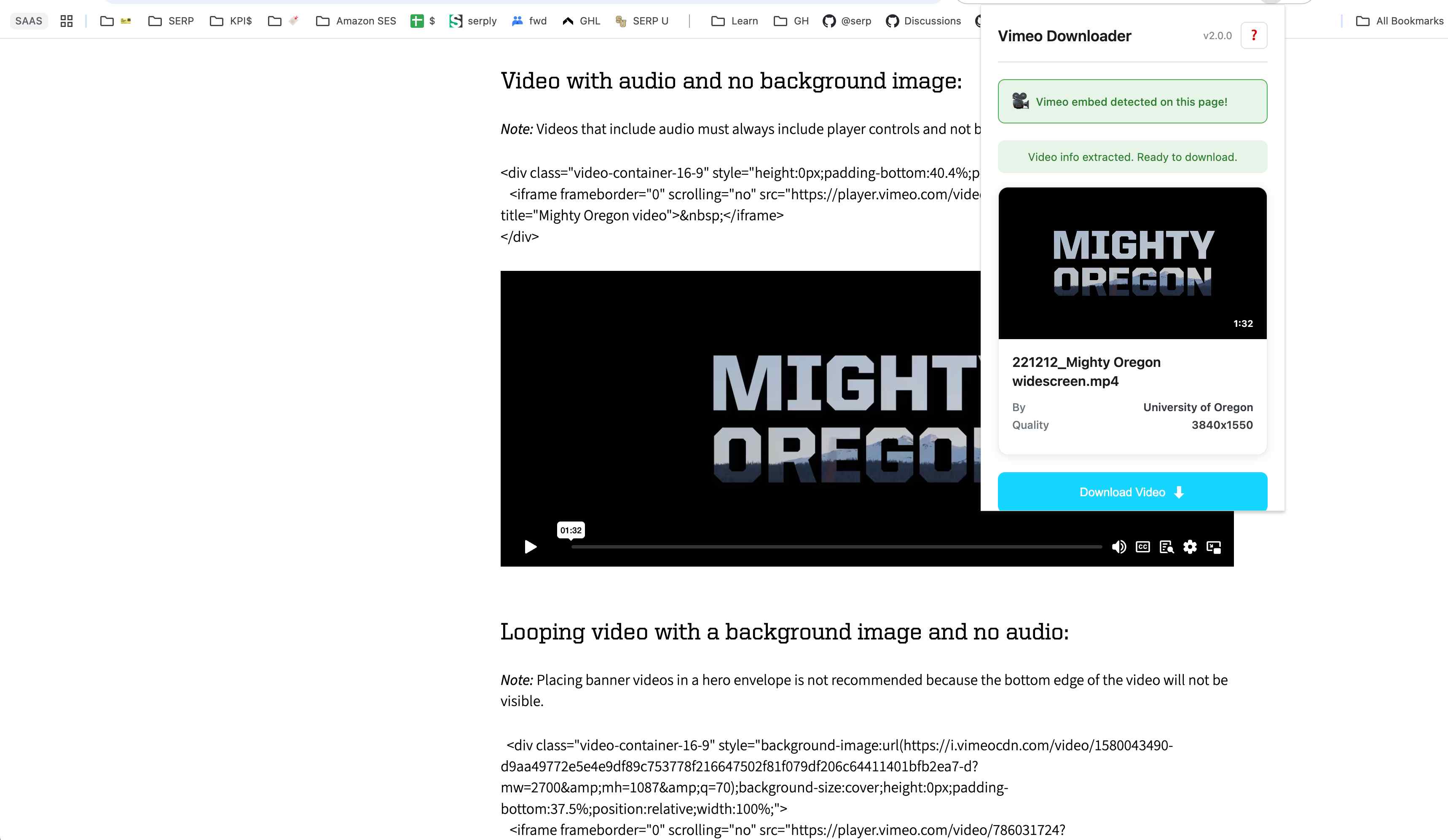Vimeo Video Downloader screenshot 3