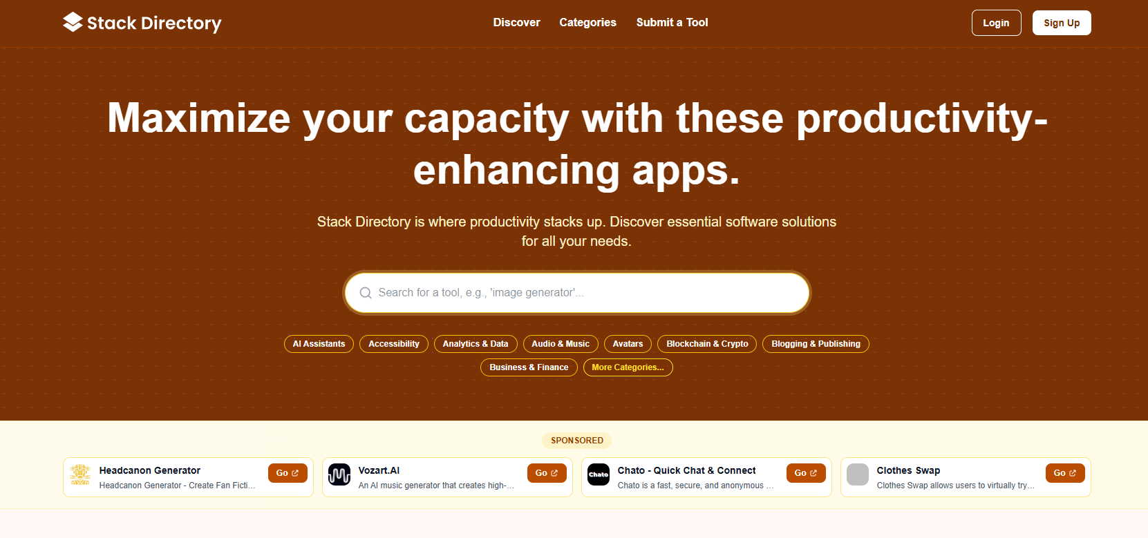 Stack Directory screenshot 1