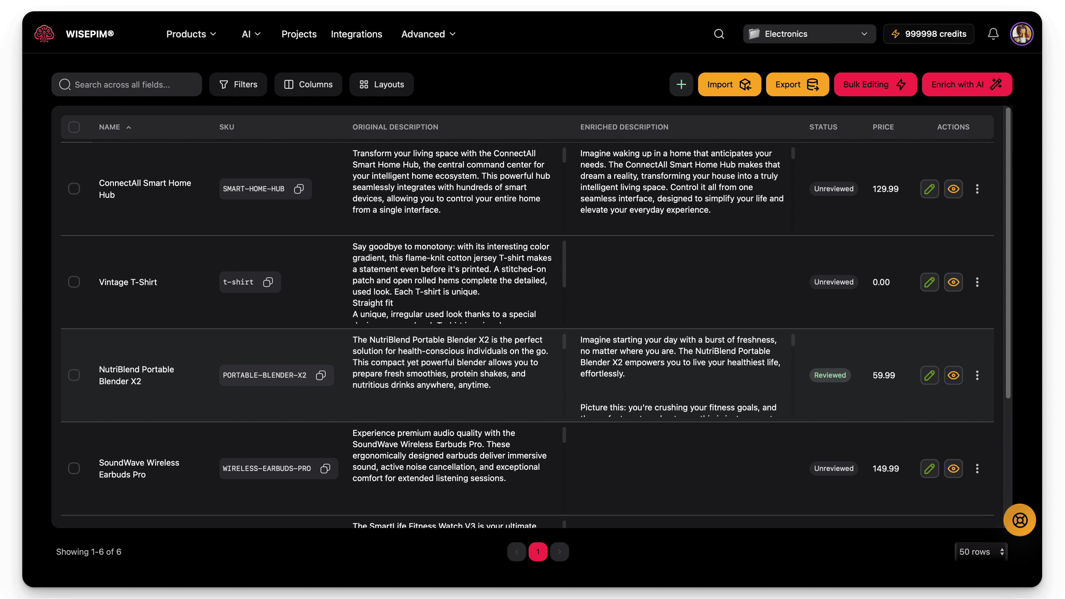 WISEPIM screenshot 1