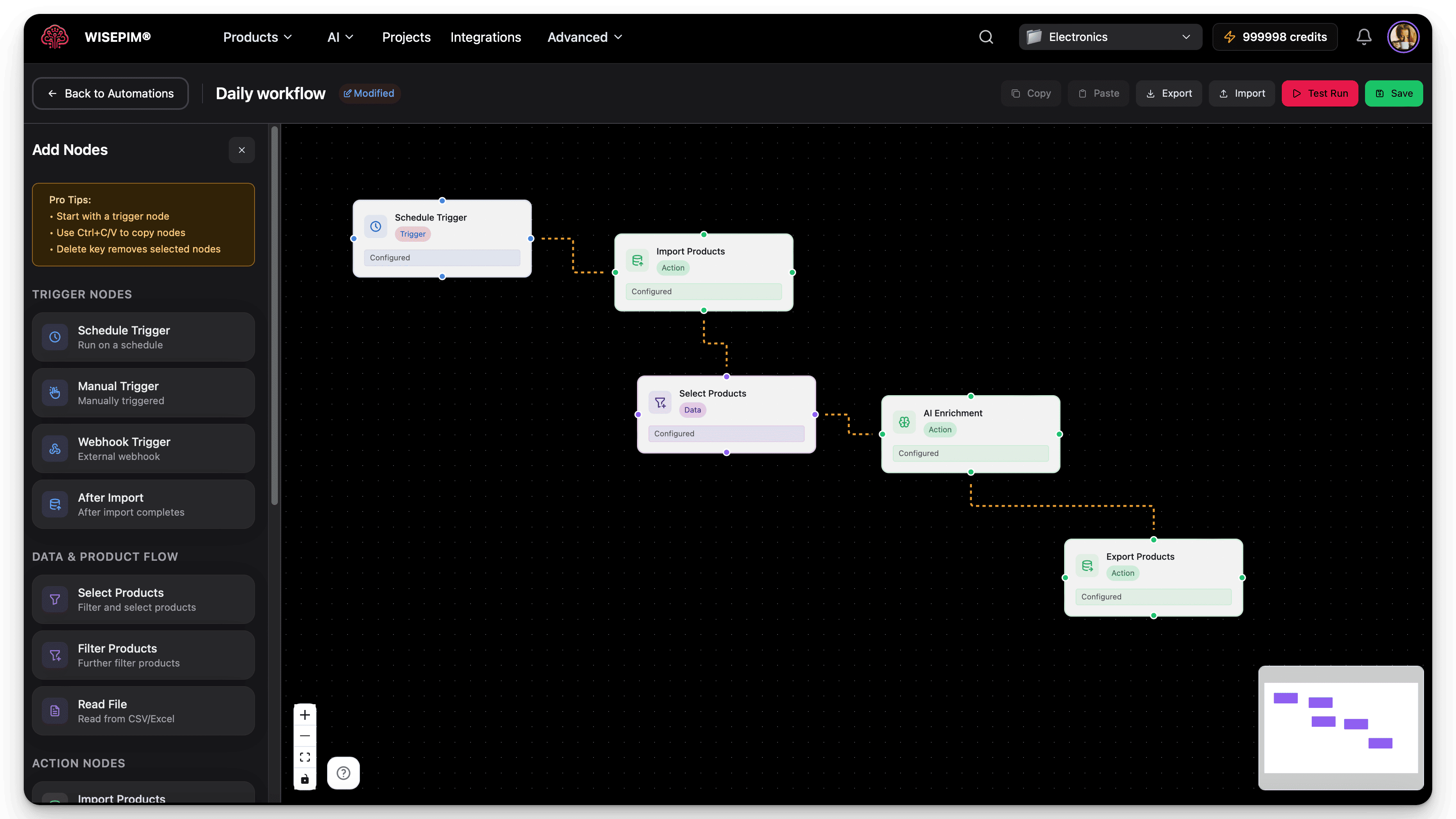 WISEPIM screenshot 2