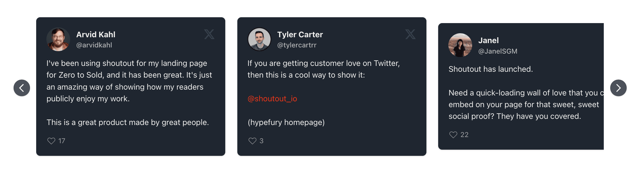 Shoutout screenshot 2