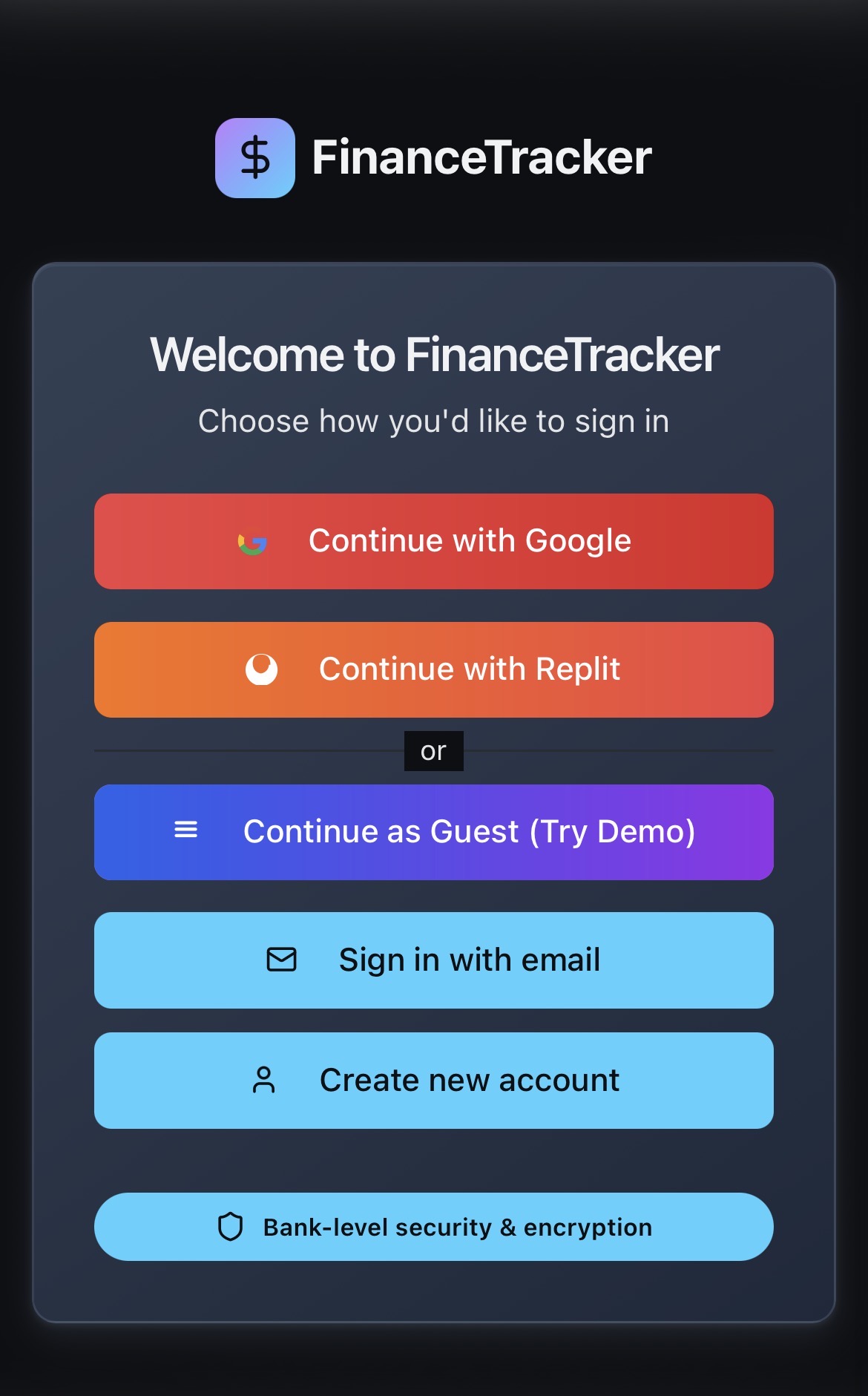Ikhaya Finance Wizard screenshot 2