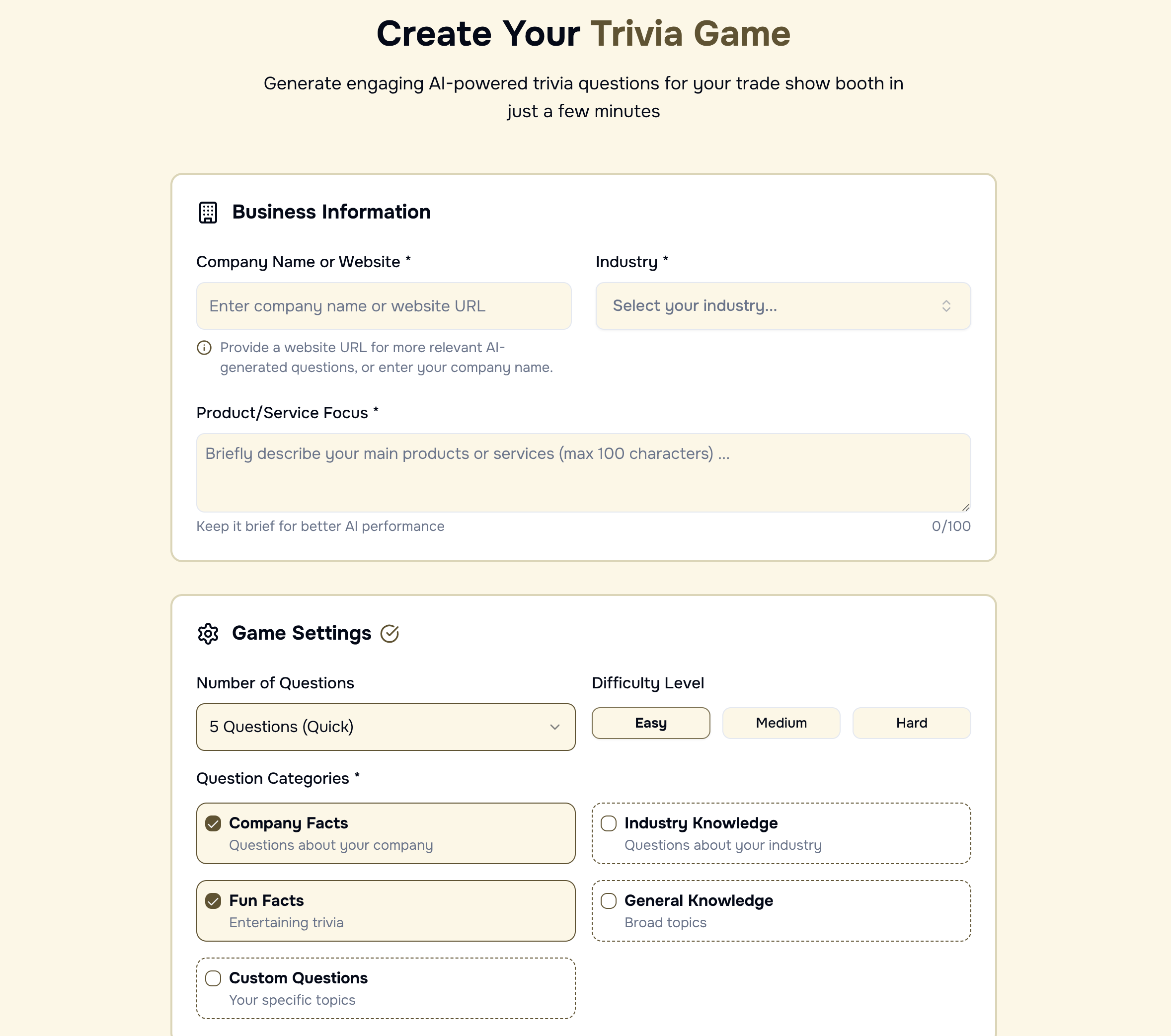 Quiz Booth screenshot 1