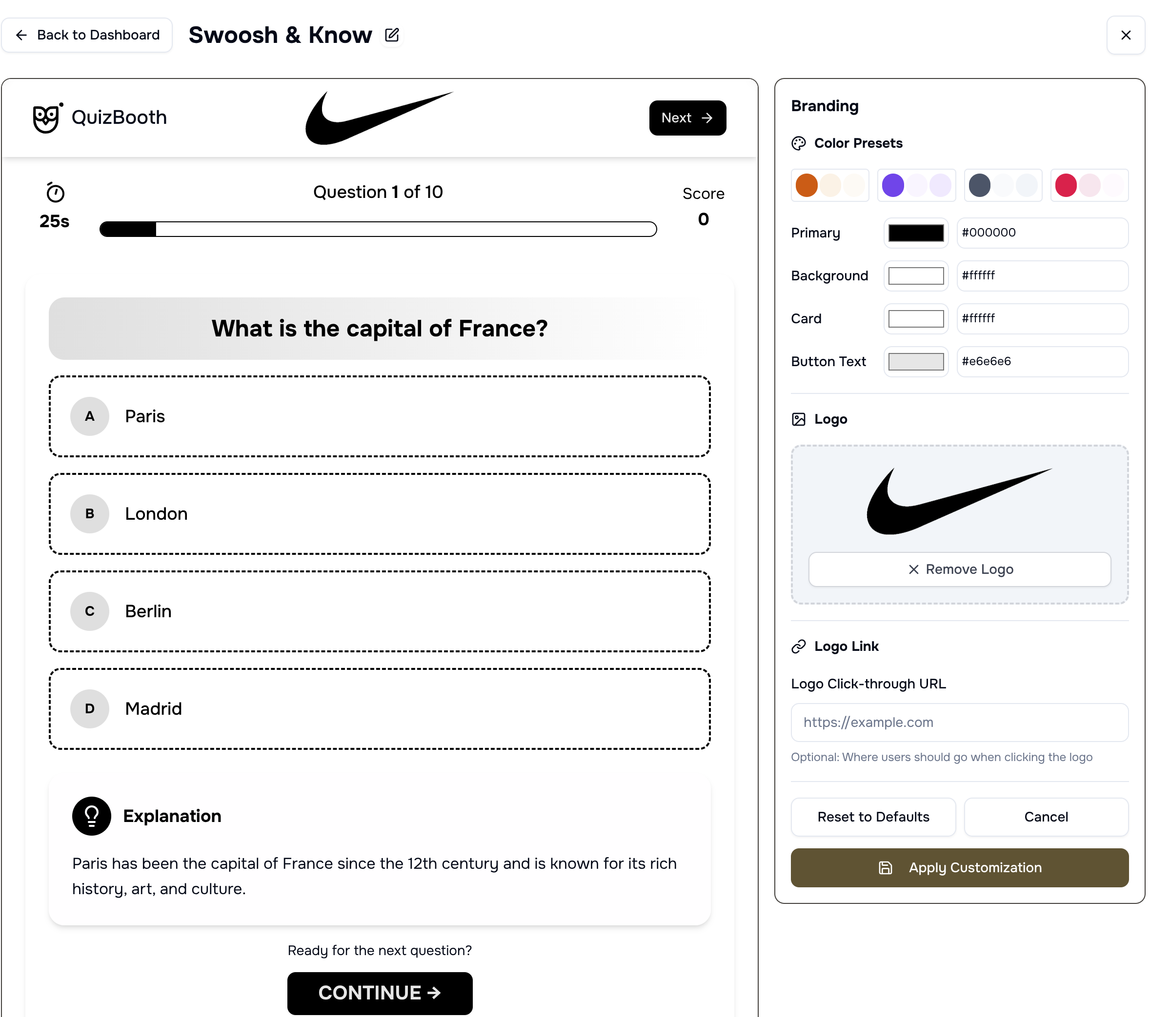 Quiz Booth screenshot 2