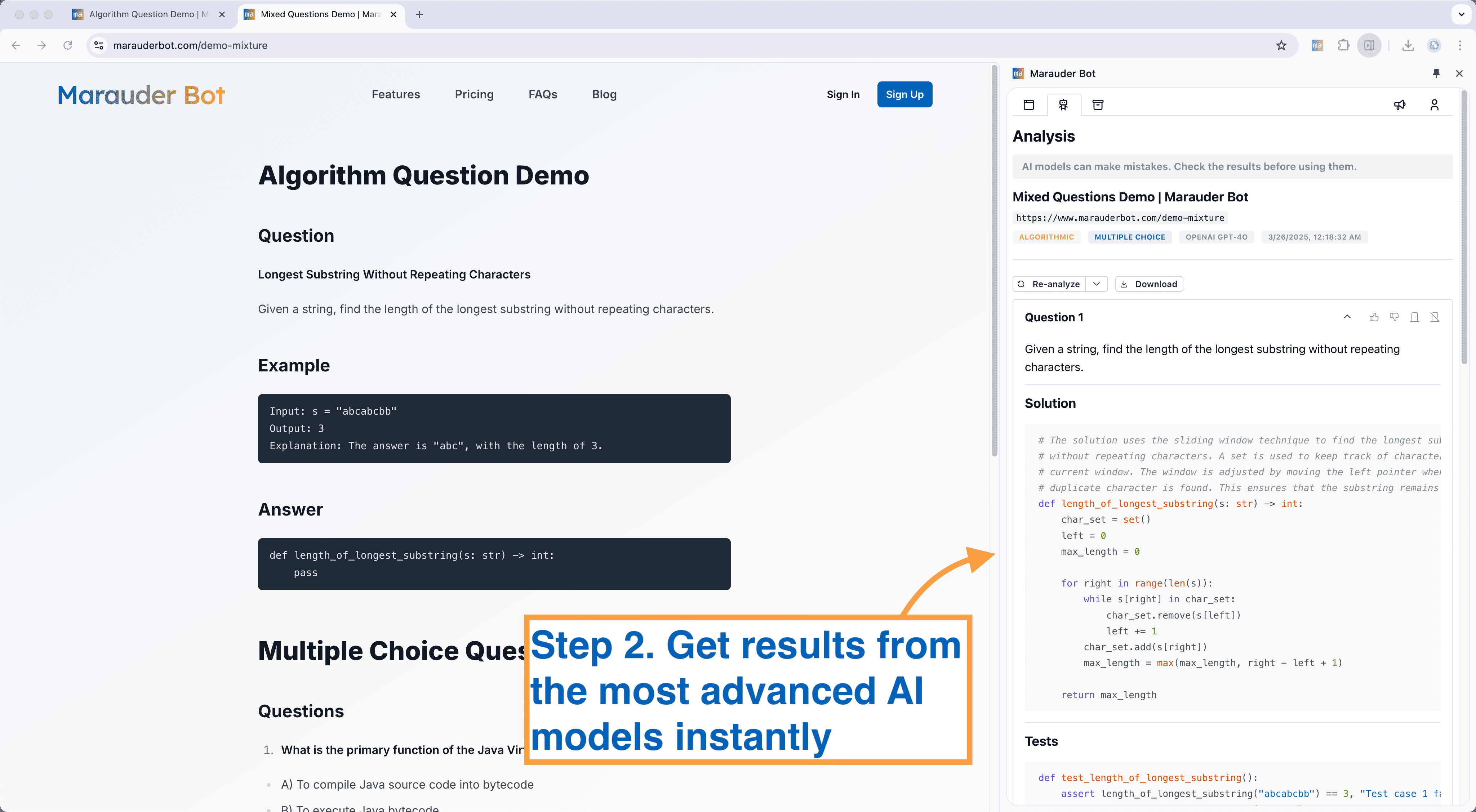 Marauder Bot screenshot 3