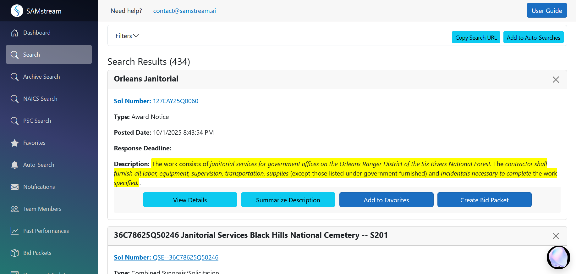 SAMstream screenshot 3