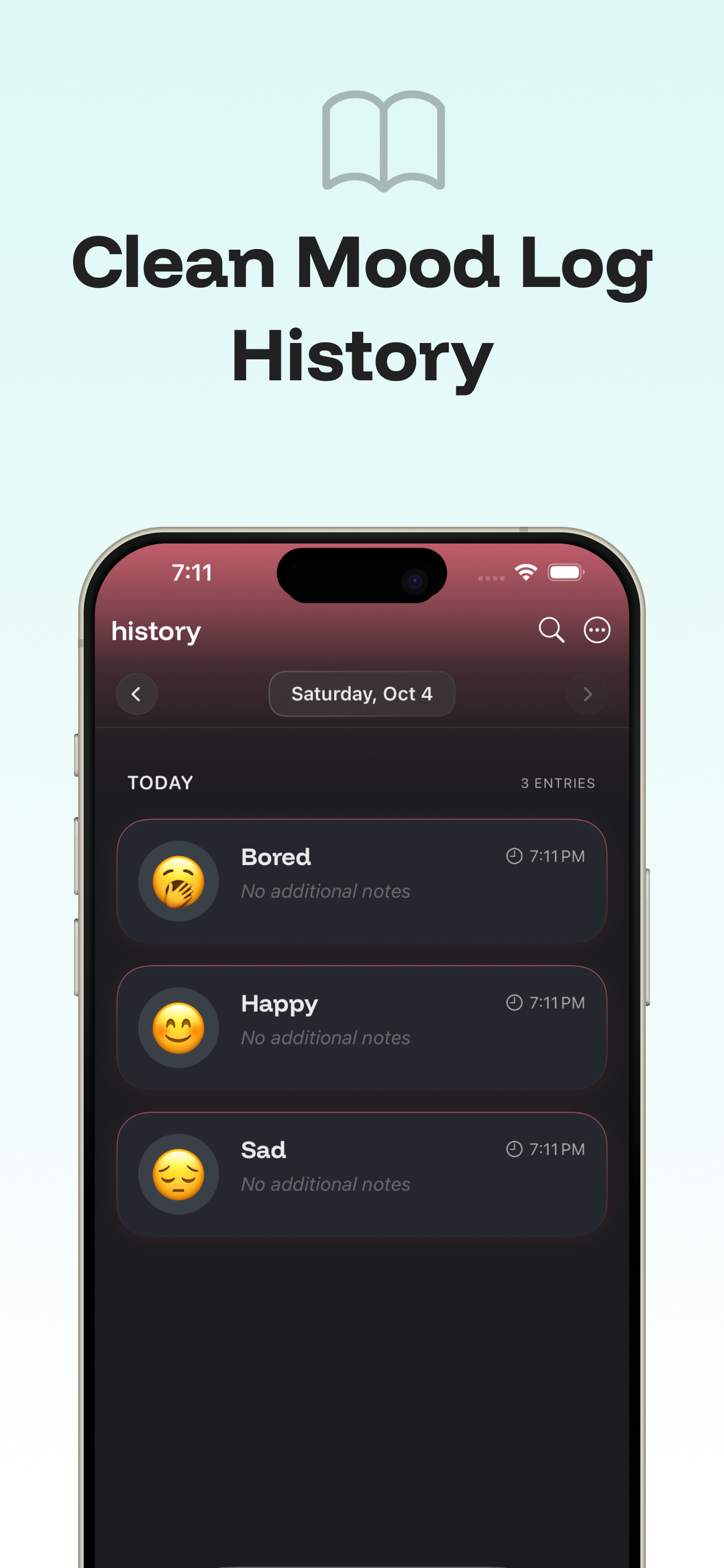 mudo – micro mood journal  screenshot 2