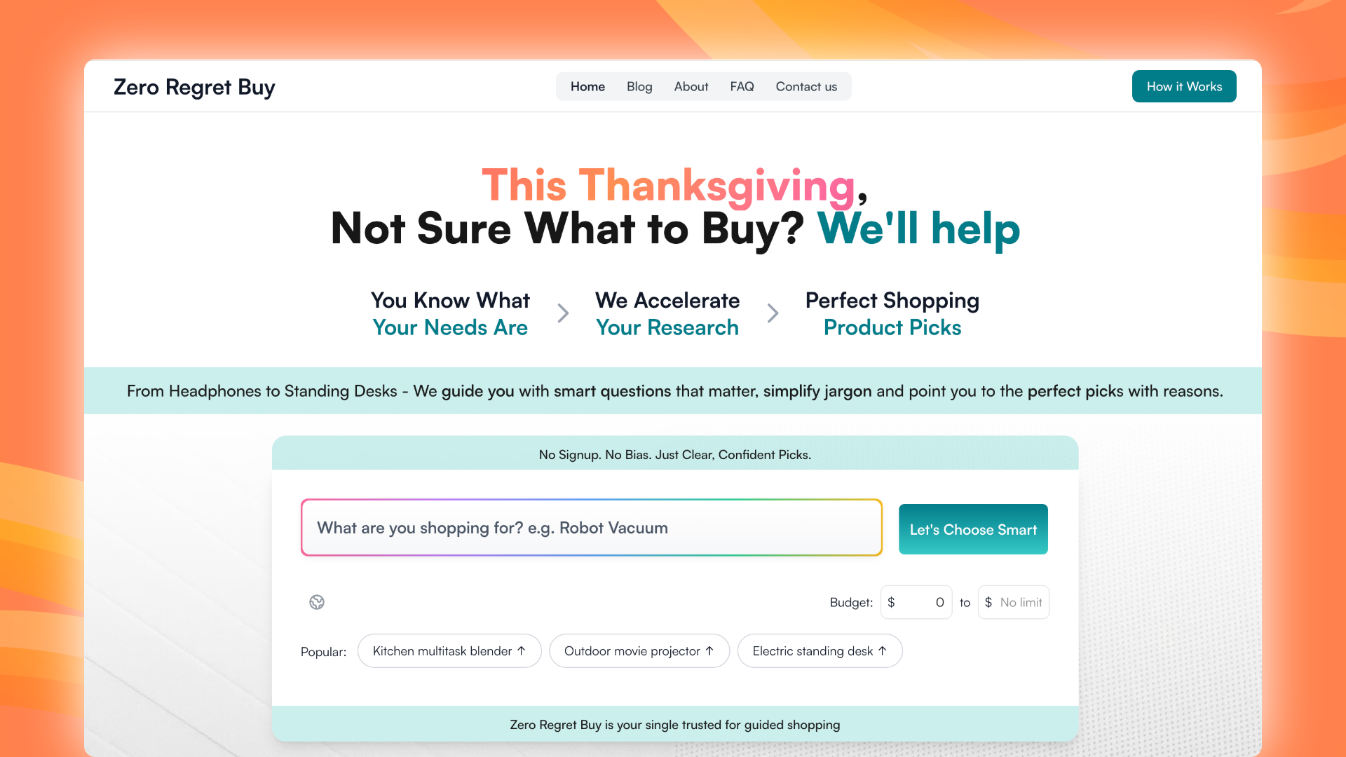 Zero Regret Buy screenshot 1